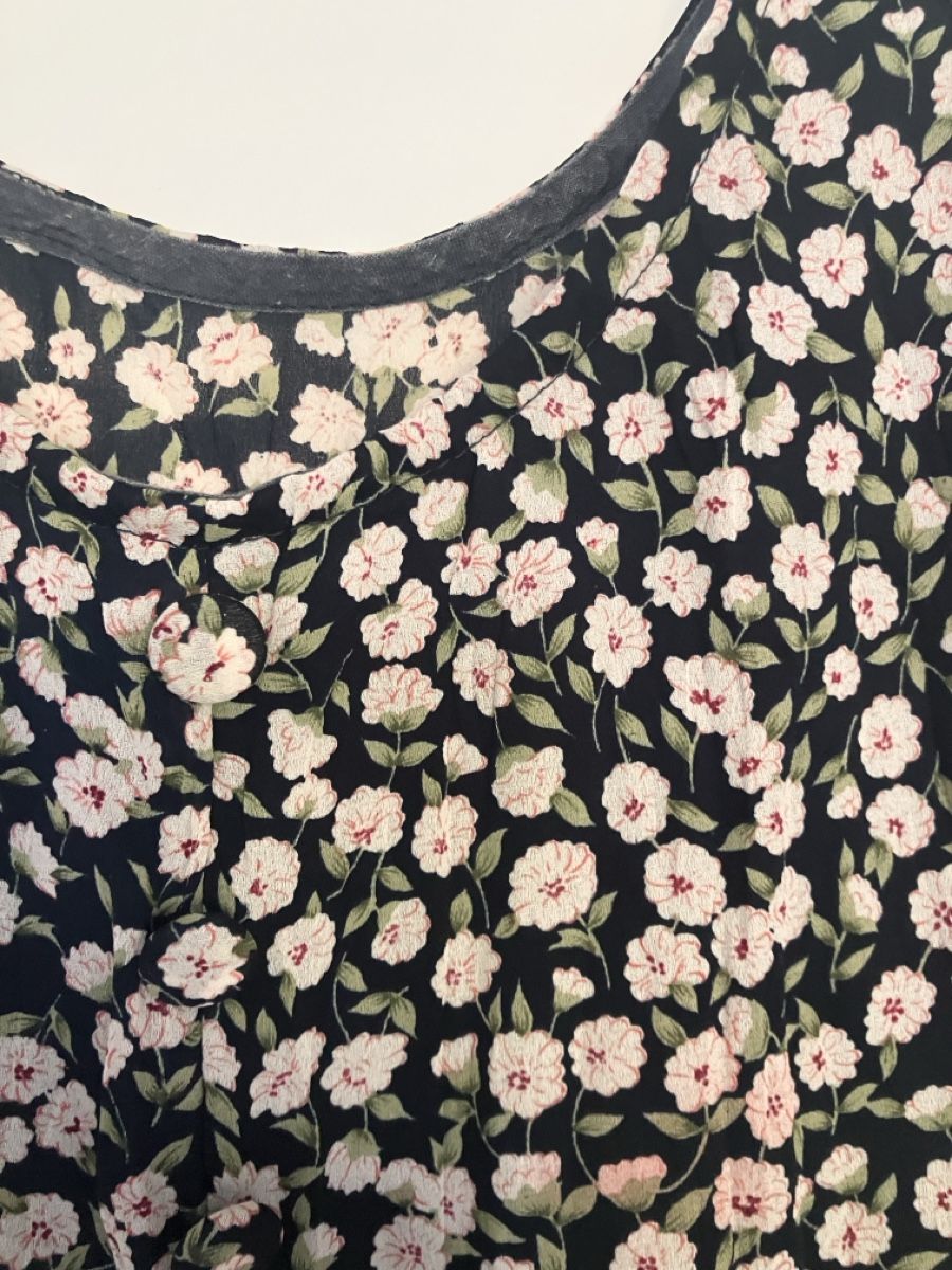 Kleider: Vintage Maxikleid Blumenmuster Grösse M  – Gebraucht aus Olten von uhluh 4