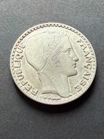 20 Francs Silbermuenze Frankreich, Jahrgang 1933