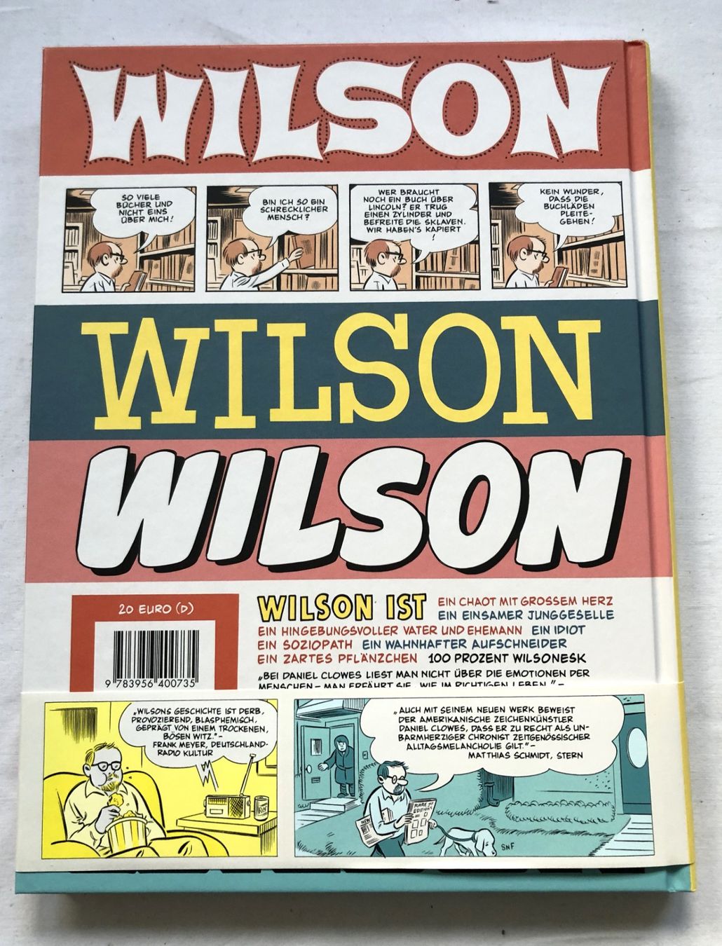 Comics: Daniel Clowes - Wilson – Gebraucht aus Schaffhausen von durruti 5