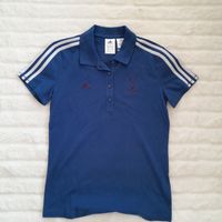 Polo Adidas Champions League Femme, Taille S, Bleu ⚽️