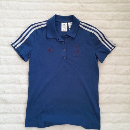 Polo Adidas Champions League Femme, Taille S, Bleu ⚽️