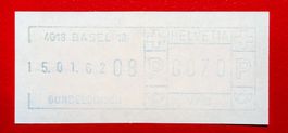 SCHALTERFREISTEMPEL SFS 4018 BASEL 18 GUNDELDINGEN 2002