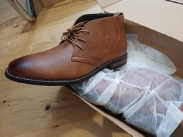 Bottines cuir homme marron taille 43 neuves ITALIAN STYLE