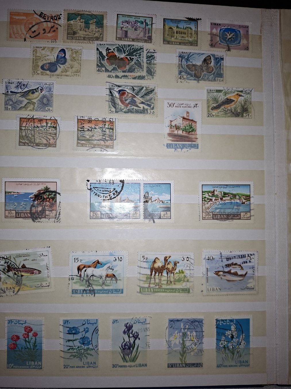 Tutti i francobolli: Briefmarkensammlung / Egypten / Liban / Iran / Dubai diverse – Usato da Balgach venduto da SIMEON27 3