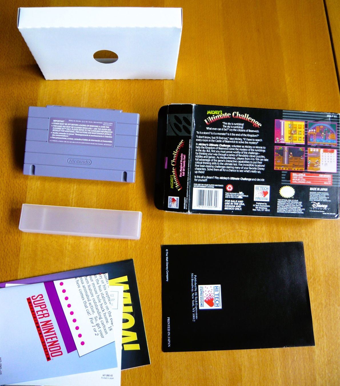 Nintendo Giochi: SNES: - Mickey's Ultimate Challenge, CIB, Très Bon état – Usato da Onex venduto da Jaguar1986 2