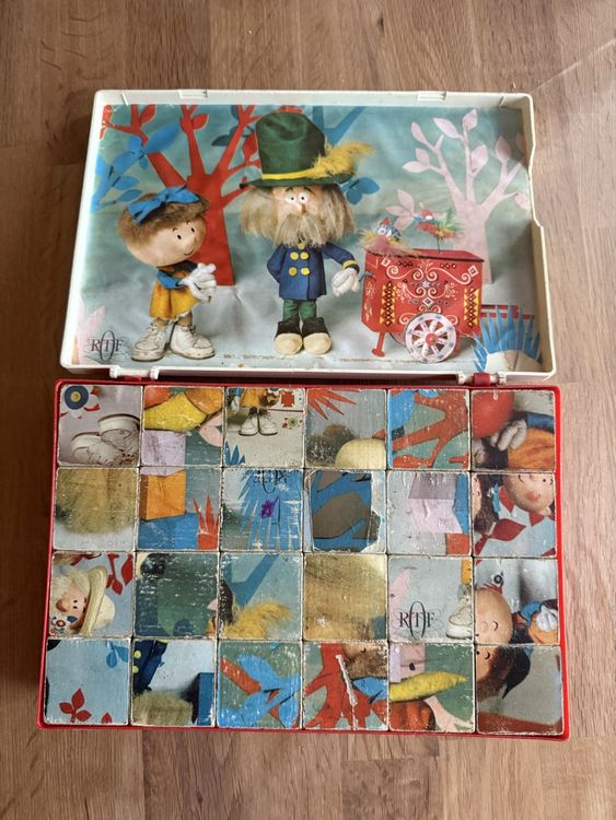 Jeu cube vintage 1970 le manège enchanté (D'occasion) à Thierrens pour