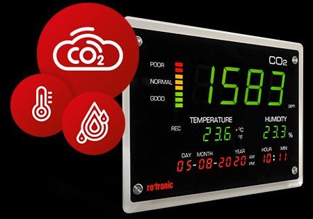 Misurare: Rotronic CO2 Display - Neu, sofort einsatzbereit! – Nuovo e nell'imballaggio originale da Winterthur venduto da I.O.2016 1