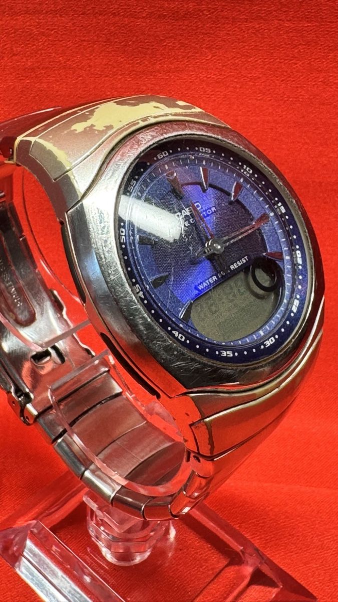 Casio Orologi: Casio Wave Ceptor WR 50M Analogu-Digital Uhr – Usato da Untersiggenthal venduto da TimeandShine 1