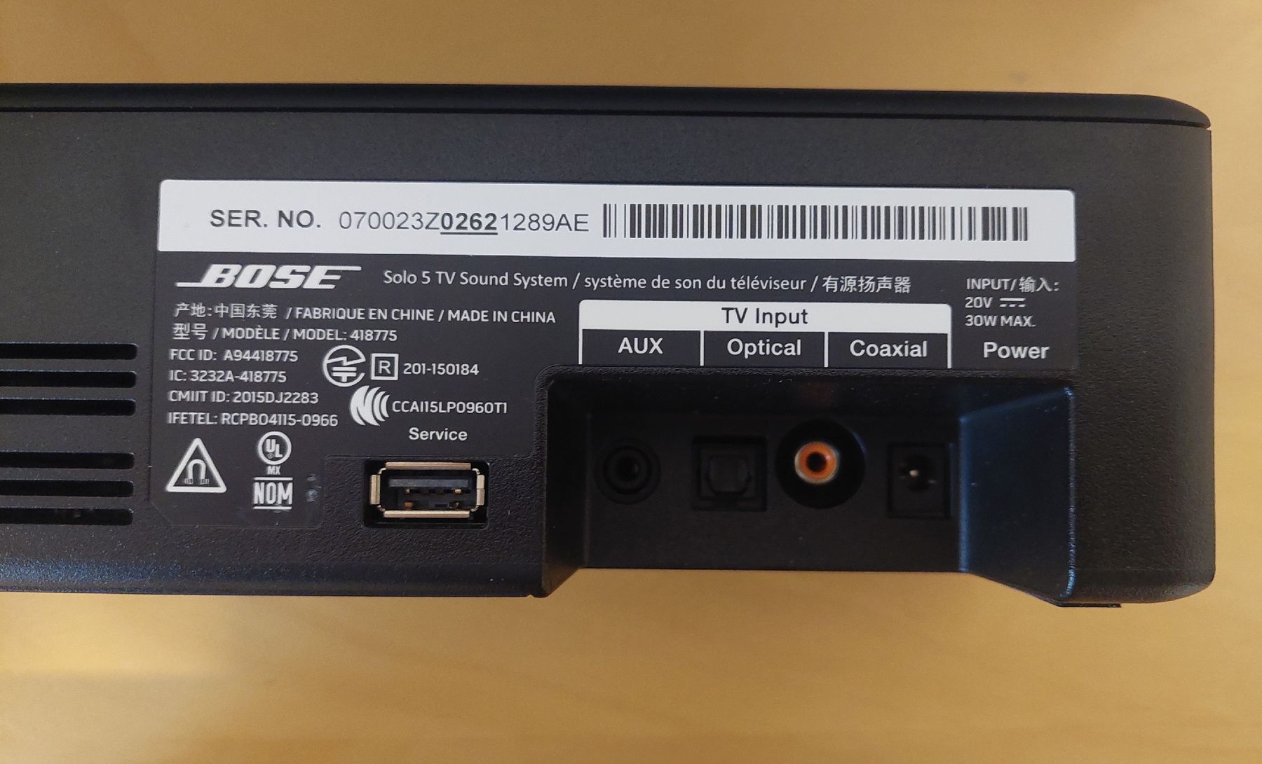 Bose Casse acustiche: Bose Solo 5 TV Soundbar – Usato da St. Moritz venduto da psina20 2