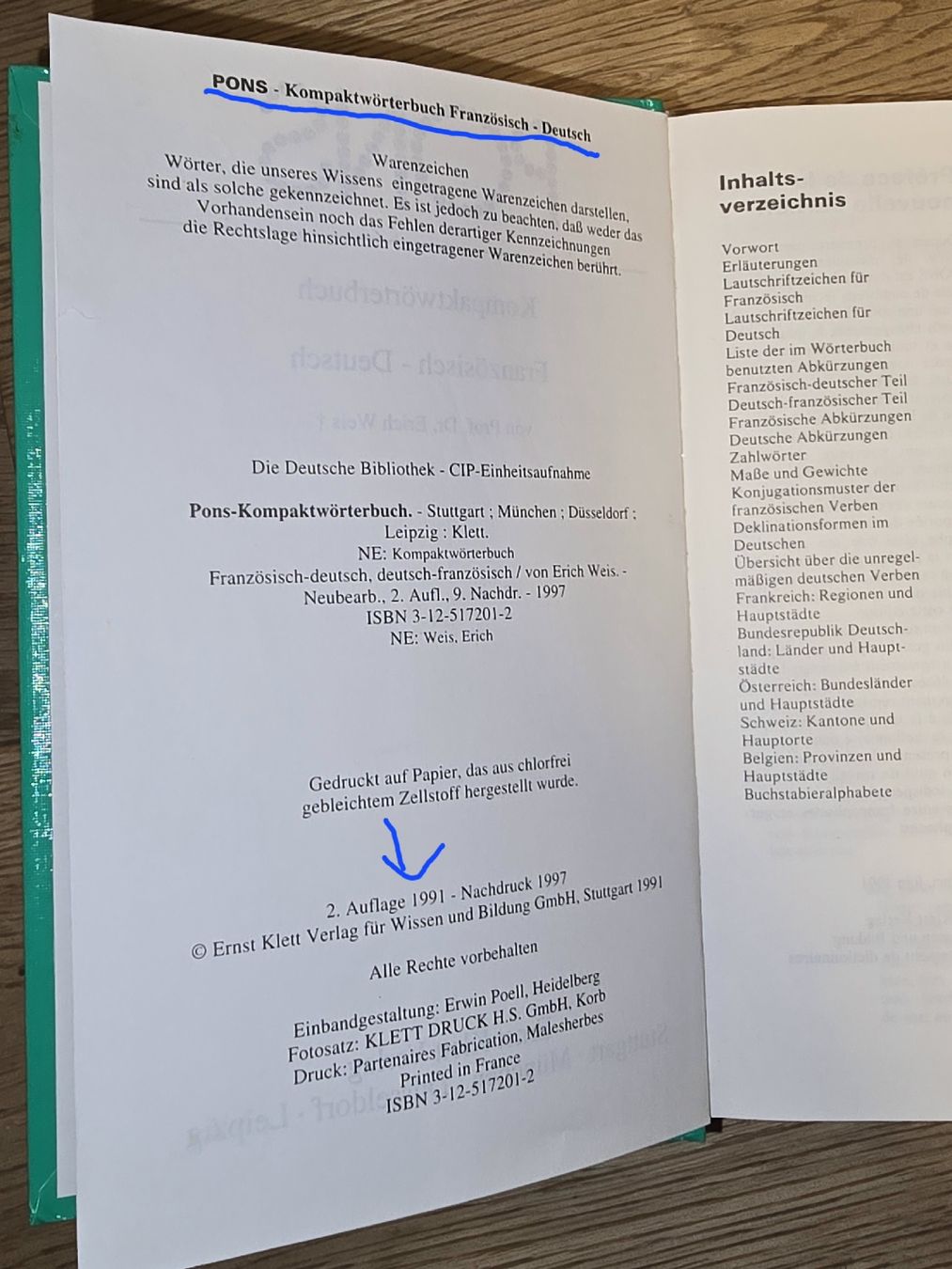 Livres: 1 Duden und 2 Pons  – D'occasion à Mettmenstetten par humoer 3