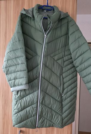 Steppmantel Damen Khaki Grösse 52 neuwertig