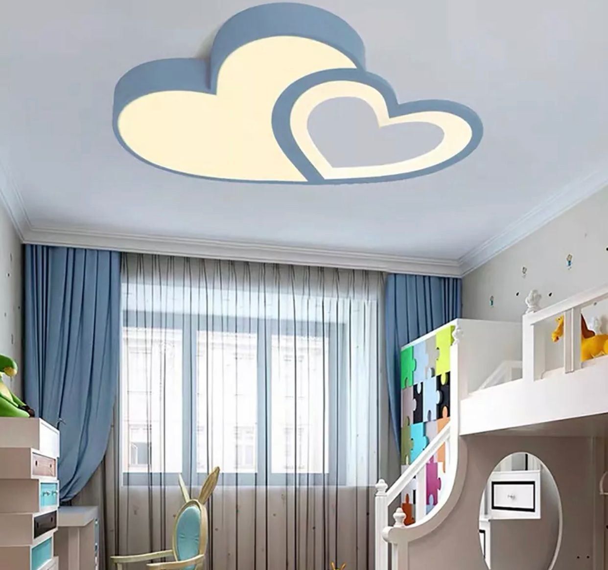 Lampadari & plafoniere: LED Deckenleuchte Herzförmig Kinder Zimm – Nuovo e nell'imballaggio originale da Amriswil venduto da JaJa-Express 2