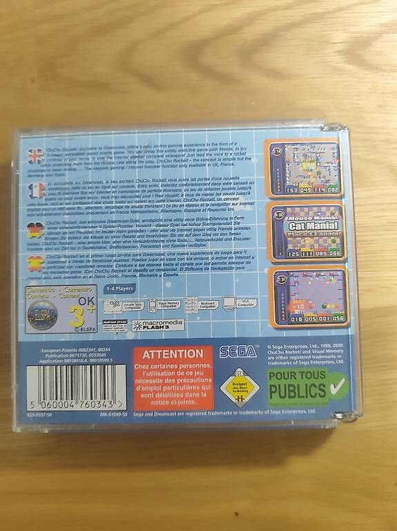 Sega Giochi: ChuChu Rocket! (Dreamcast) PAL – Usato da Vétroz venduto da mrcl01 4