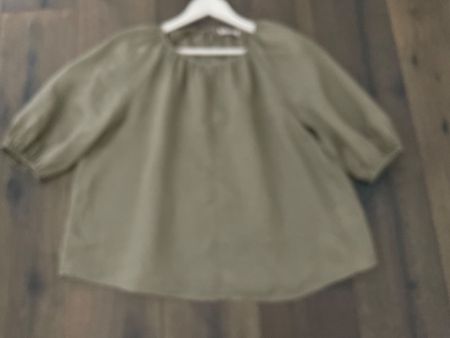 Marco Polo Leinenbluse Grösse 36 Olive