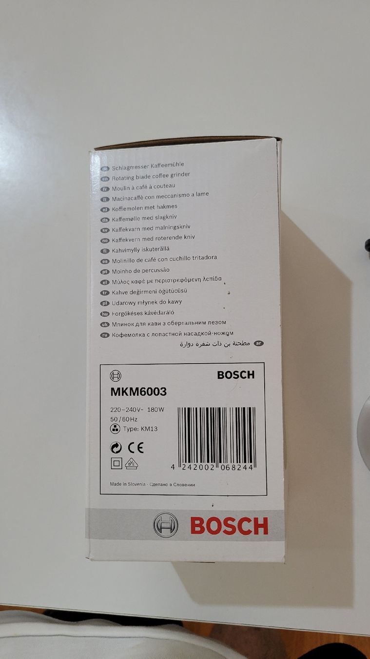 Bosch Kaffeemaschinen & Espressomaschinen: BOSCH Coffee Grinder Black Used Condition – Gebraucht aus Basel von rat_7r5v 2