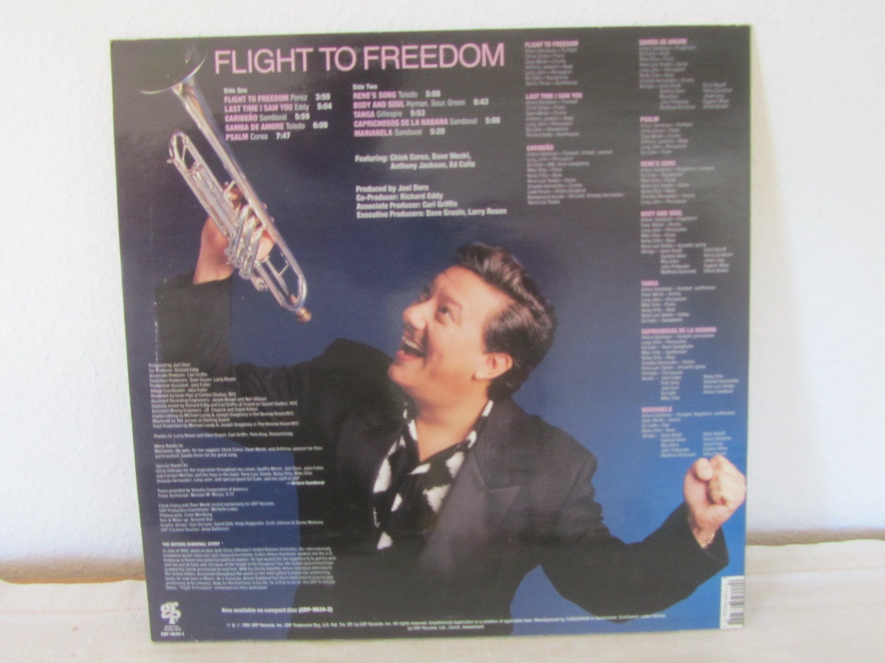 Dischi in vinile: ARTURO SANDOVAL: Flight To Freedom – Usato da Seengen venduto da mikelele 3