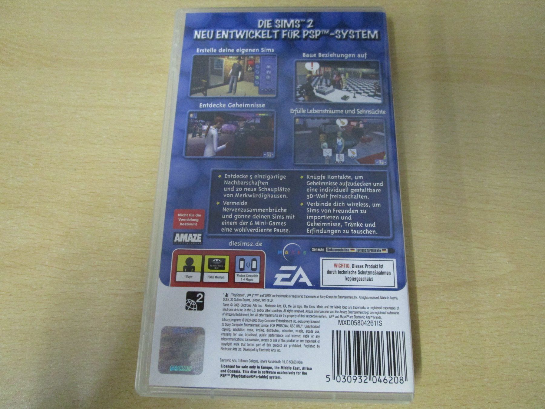 Sony Giochi: Die Sims 2 Sony PSP – Usato da Goldau venduto da agestuffer 1