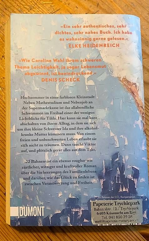 Libri: 22 Bahnen, Caroline Wahl – Usato da Wabern venduto da walsn1 1