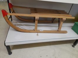 Holzschlitten Neuwertig 1 Plätzer Davoser 80cm