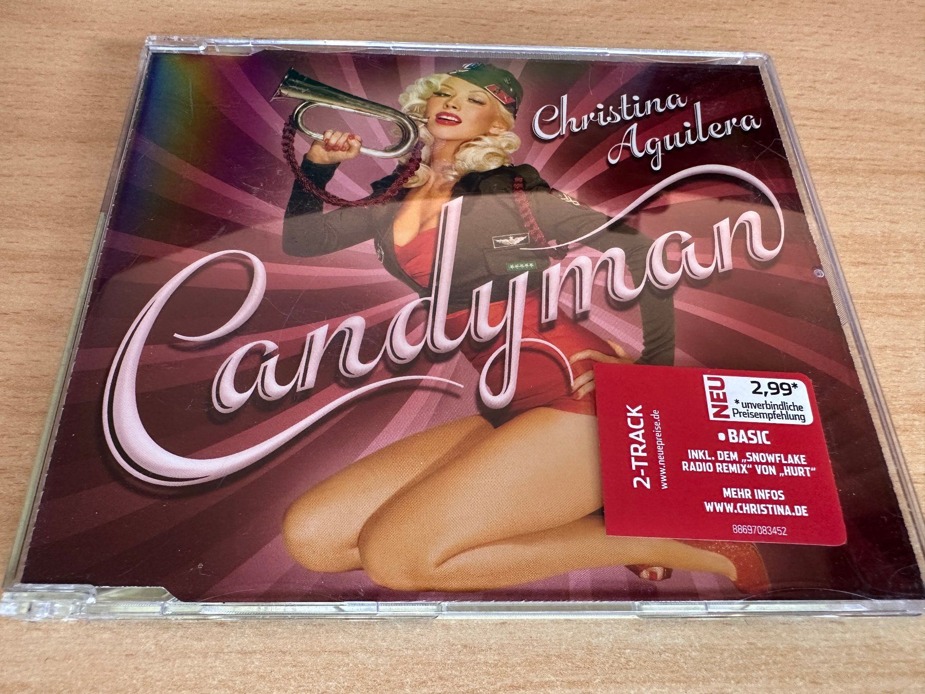 CDs: Christina Aguilera – Candyman - Single CD – Gebraucht aus Rikon im Tösstal von Alpenmutz