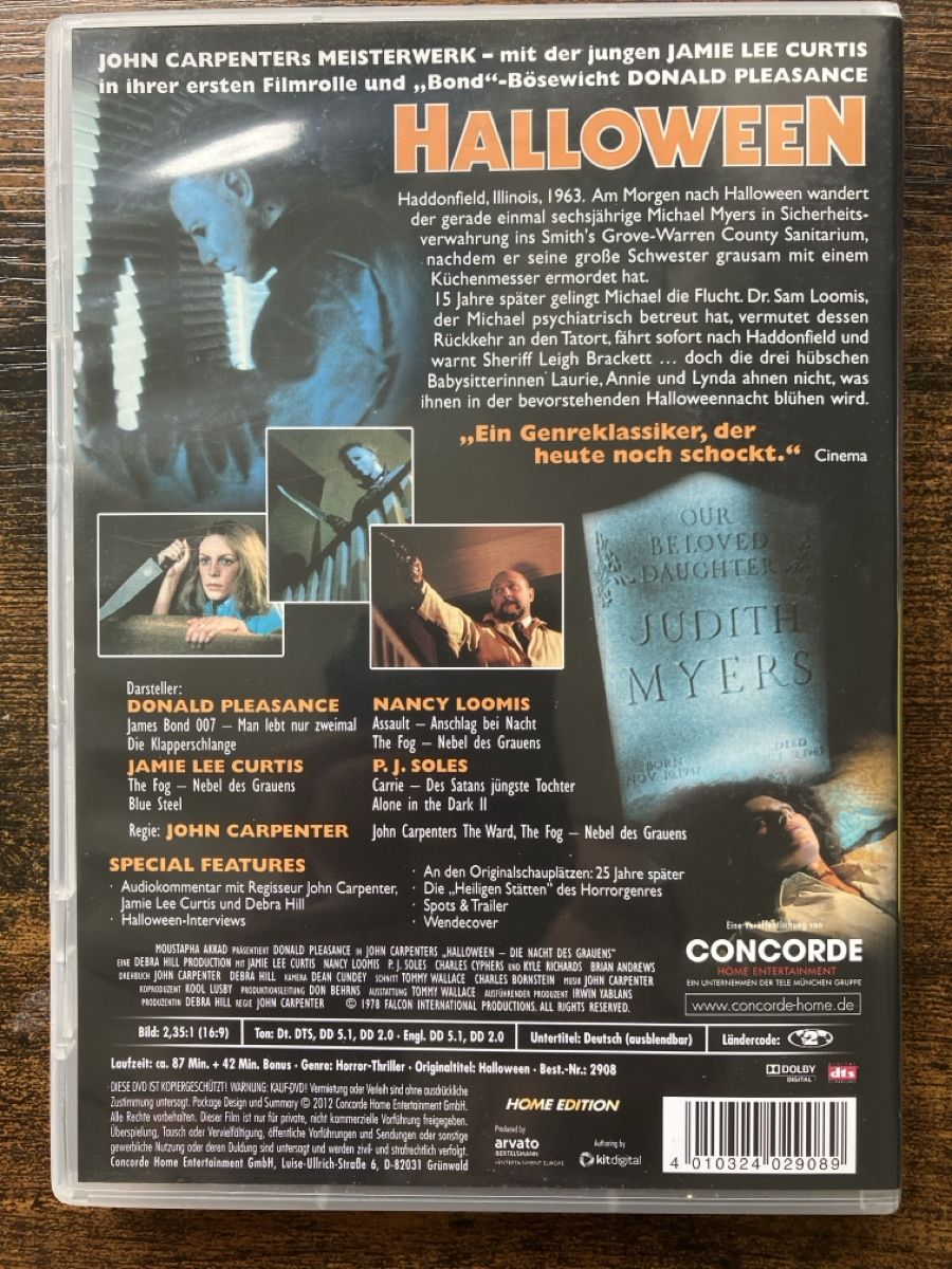 Tous les DVDs: Halloween DVD – D'occasion à Glarus par Jhuber78 1