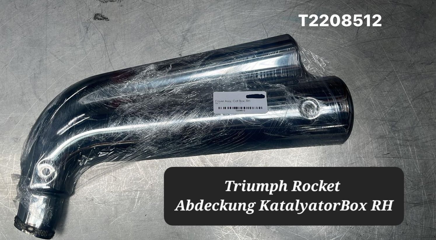Triumph Tutti i ricambio per moto: Triumph Rocket Abdeckung Kat-Box RH T2208512 – Usato da Alpnach Dorf venduto da HD-Girl