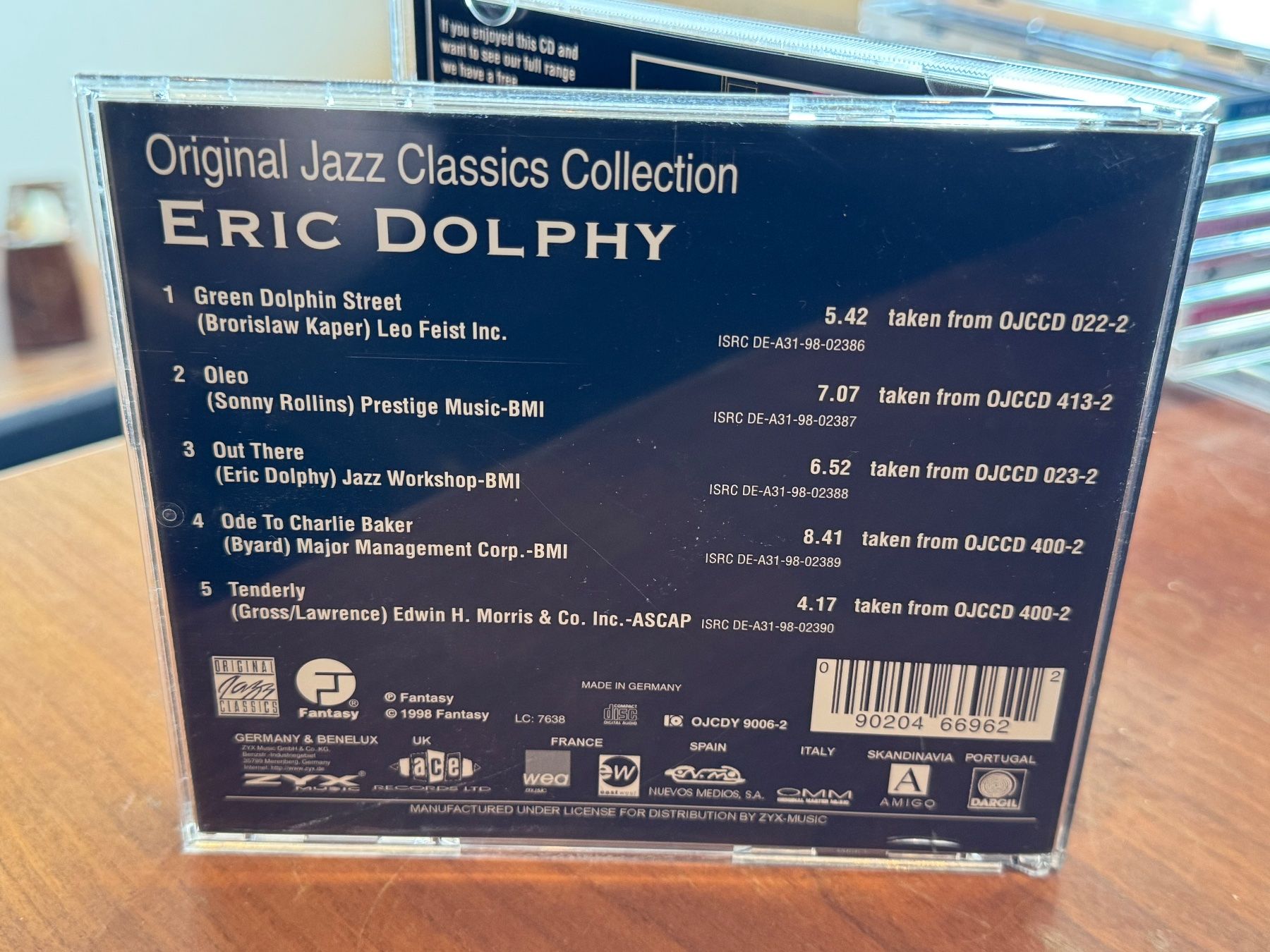 CD: Eric Dolphy - Eric Dolphy - KA01B – Nuovo (secondo la descrizione) da Küsnacht ZH venduto da JazzRecords 1