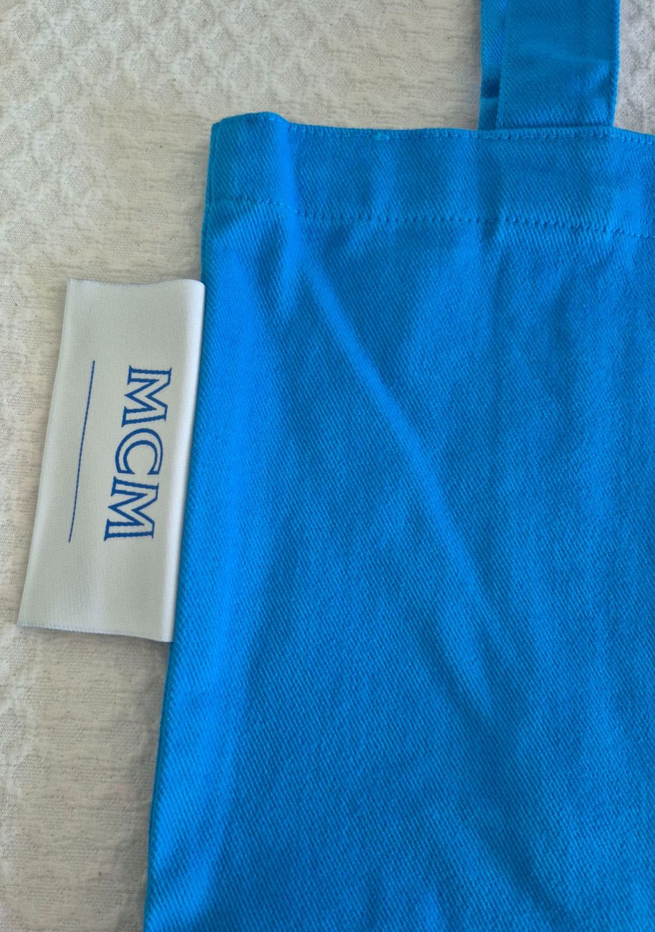 Mcm Borse: Original MCM Baumwoll-Tasche – Nuovo (secondo la descrizione) da Dottikon venduto da Pega7 4