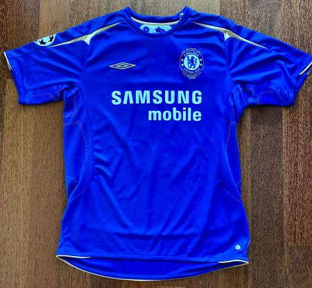 Chelsea Home Shirt - 2005/06 - mit Print Lampard