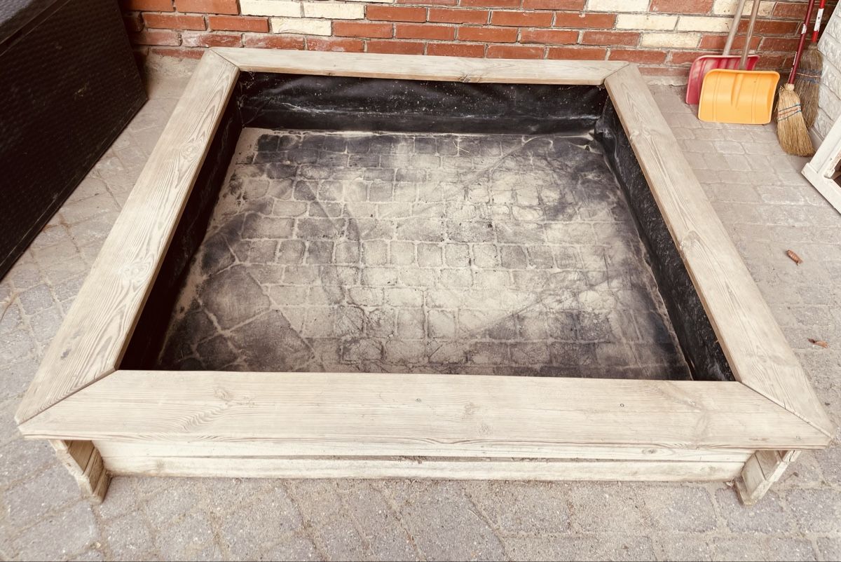 Sandkasten: Sandkasten 160x160cm – Gebraucht aus Gunzwil von Klick17 2