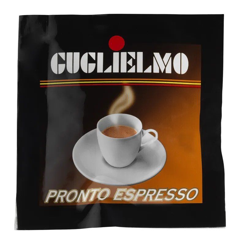 Cibi & Specialità: Caffè Guglielmo Espresso - Miscela classica PADS cialde e44 – Nuovo e nell'imballaggio originale da Bioggio venduto da Swisscup 1
