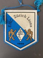 EHC ZÜRICH LIONS Eishockey Wimpel Vintage 80s 90s Hockey Fan