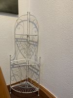 Shabby Chic Regal, Eckregal, weiss, dekorativ, Vintage