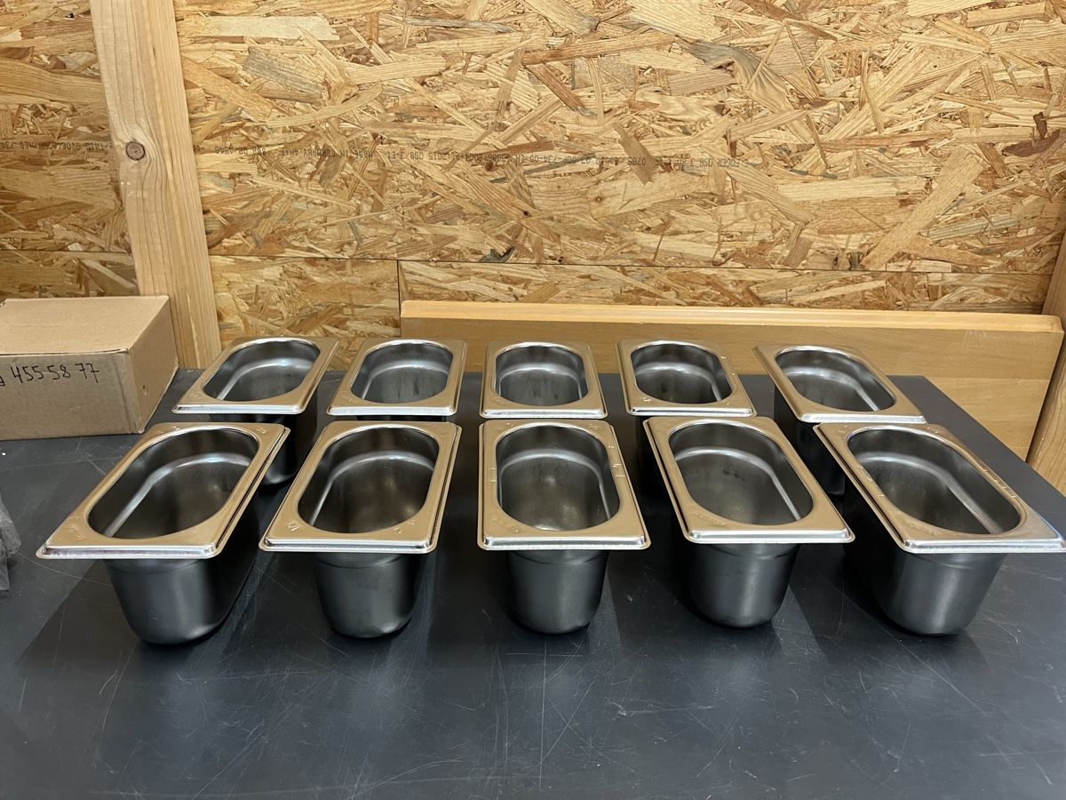 Elettrodomestici da cucina: 10 x 1/9 Gastronorm Behälter 10 cm – Usato da Dittingen venduto da Cervolino77
