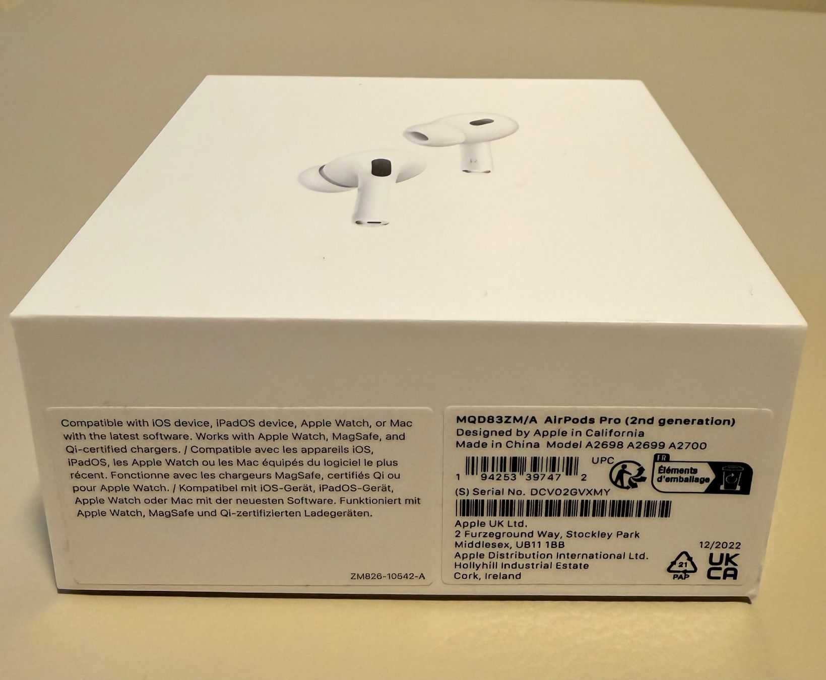 Apple Cuffie: AirPods Pro 2nd Generation mit MagSafe Ladecase Kopfhörer – Usato da Zürich venduto da dr.sisi 5