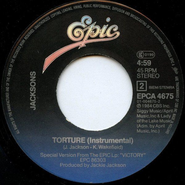 Dischi in vinile: JACKSONS Torture 7" Single NL 84 Neuwertig – Usato da Thun venduto da Pemoya 3