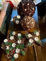 Sommer Dekor Set Margeriten mit Holz
