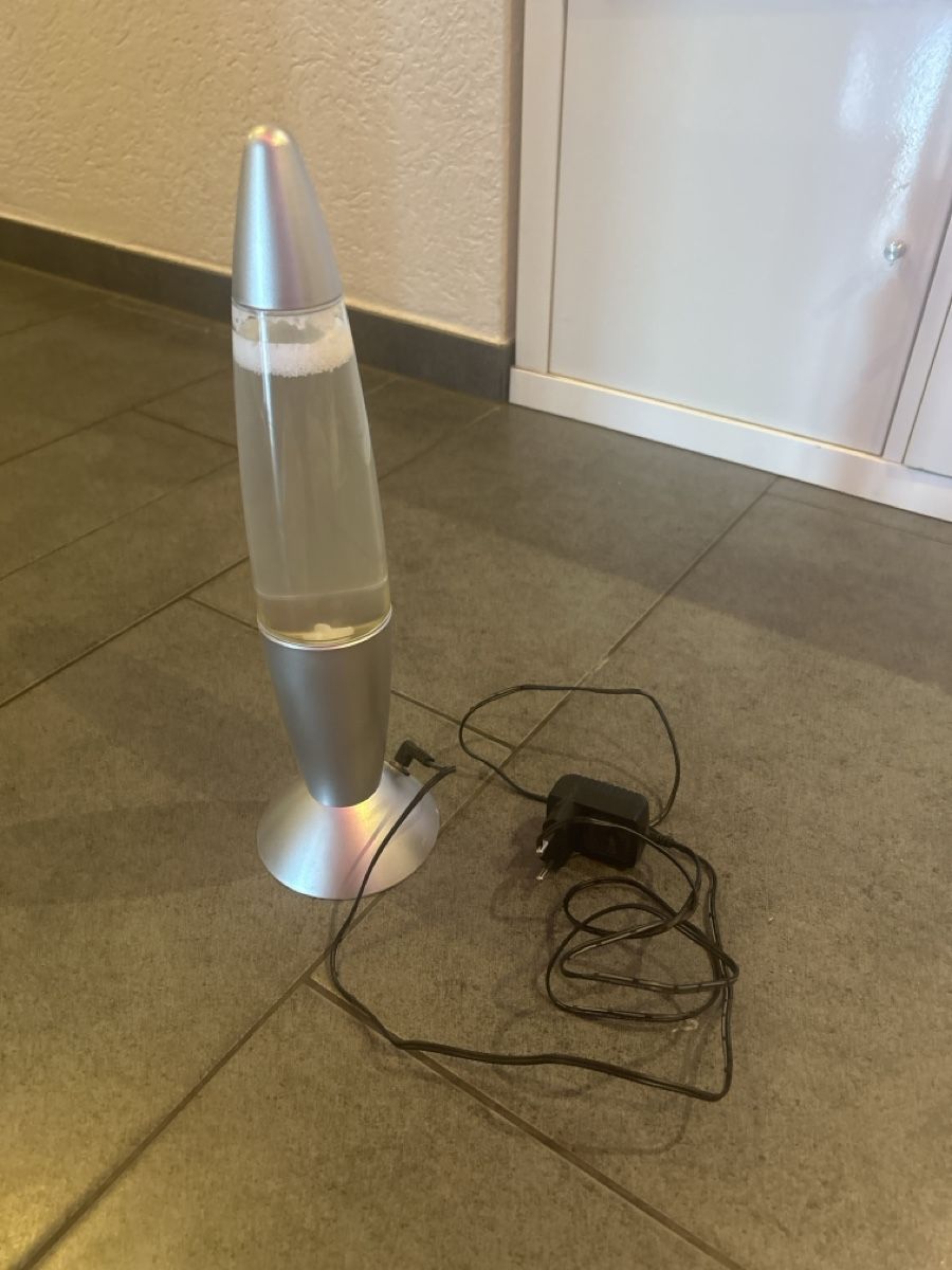 Lampen: Bubble Lamp silberfarben mit Netzteil  – Gebraucht aus Mühledorf SO von Dania77