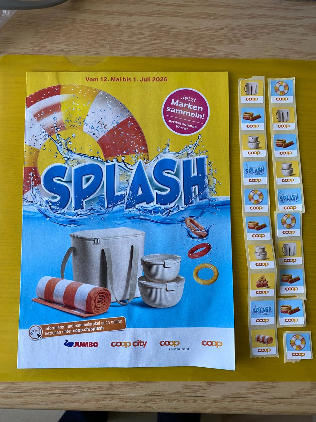 Coop Raccolte di bollini & punti: 20 Coop Splash Sammelmarken – Nuovo (secondo la descrizione) da Lyss venduto da hoferli