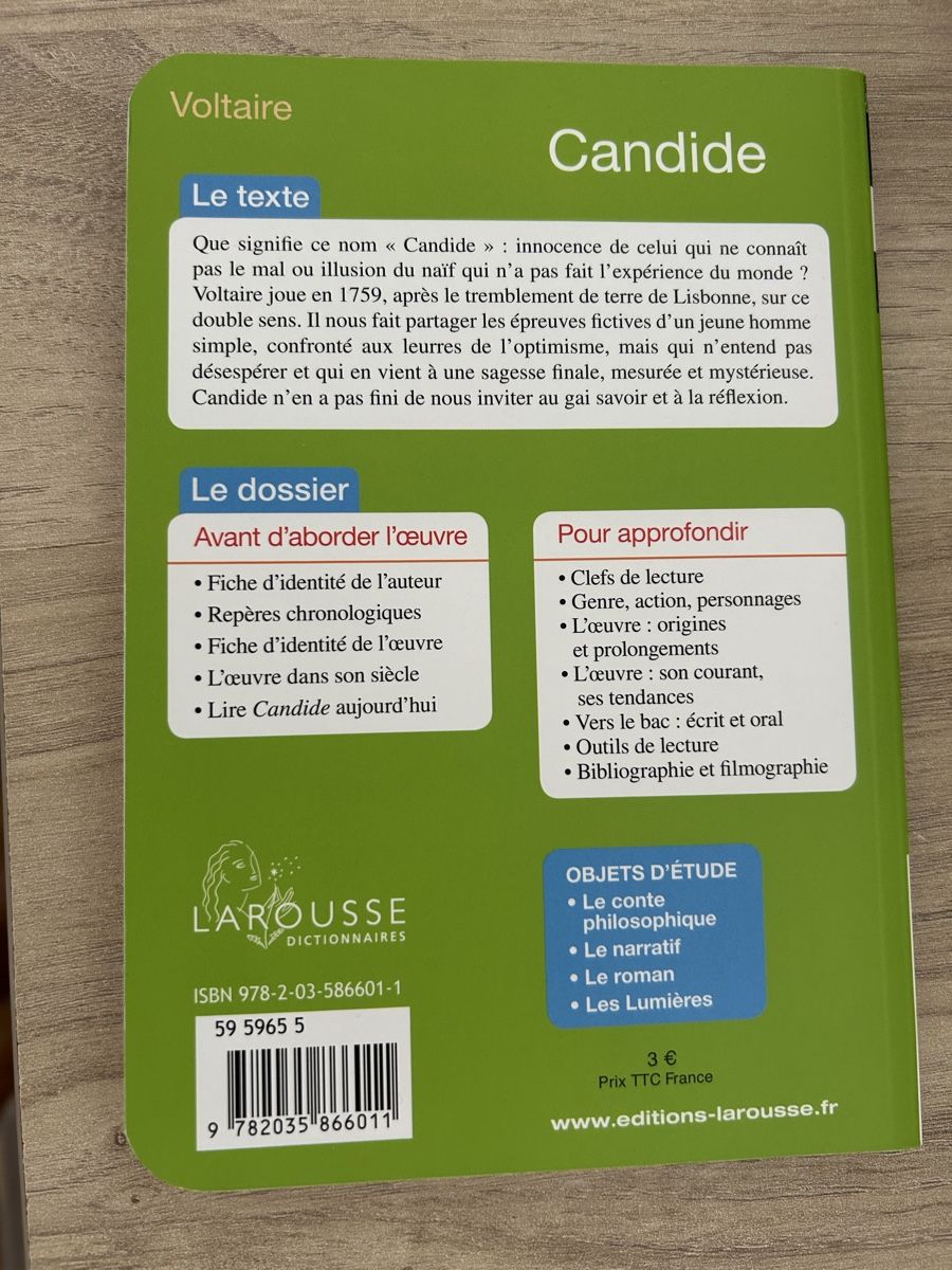 Livres: Voltaire - Candide – Neuf (Voir description) à Neuchâtel par mey_gx5m 1