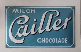Emailschild Chocolat Cailler plaque émaillée