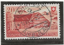 BAHNPOST 10.07.46 auf Zu#B32 Mi#473 Volltreffer [14A3]