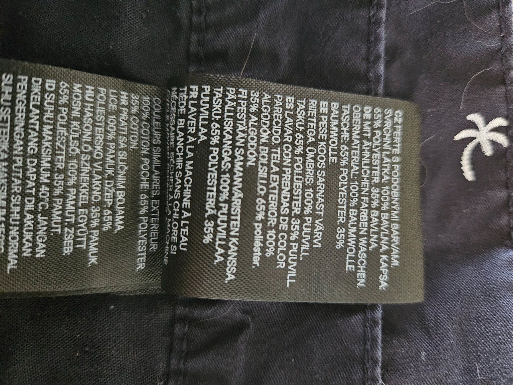 H&M Pantaloni: Stilvolle Sommerhose mit Palmenmuster – Usato da Dübendorf venduto da PrinceTamino 2