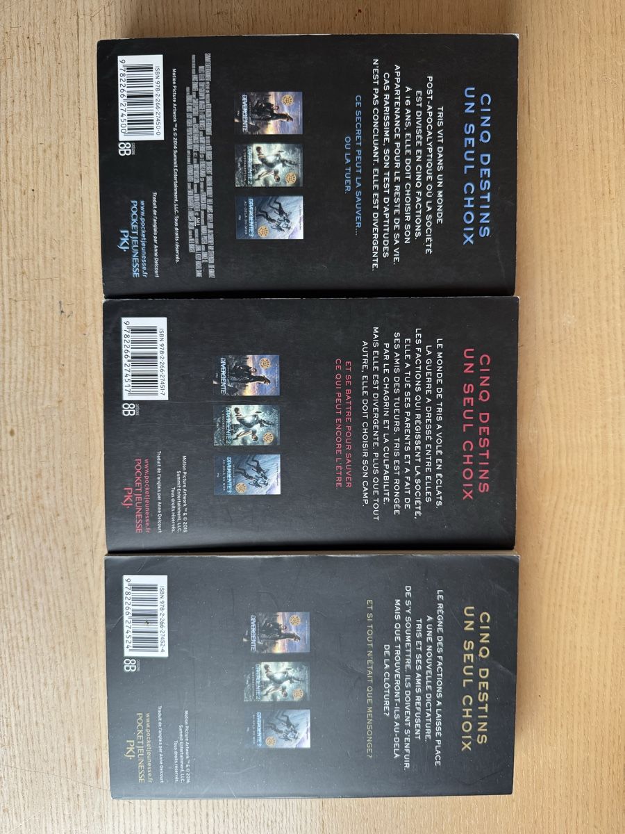 Libri: Saga des Divergentes – Usato da Yvorne venduto da mel_wic 1