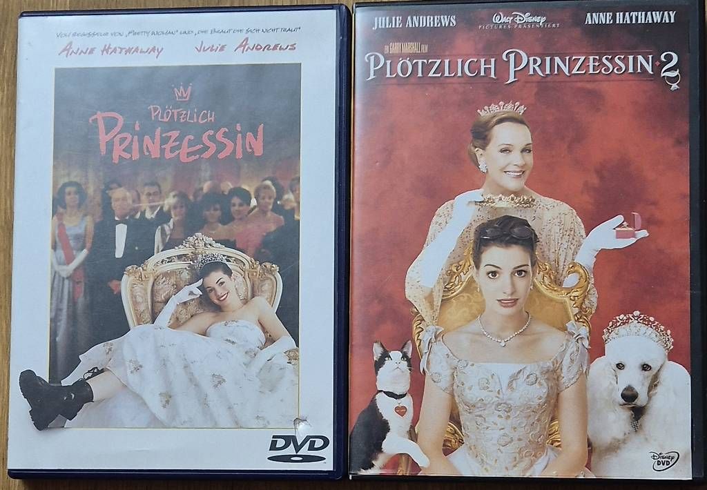 Tutti i DVDs: DVD Plötzlich Prinzessin 1 und 2 – Usato da Goldswil venduto da Sandra7319