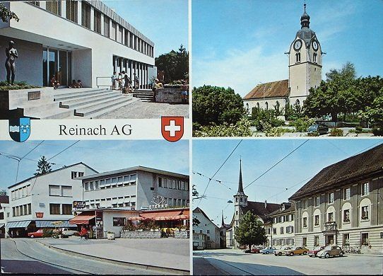 Cartes postales: REINACH AG Auto – Neuf (Voir description) à Jona par philajona