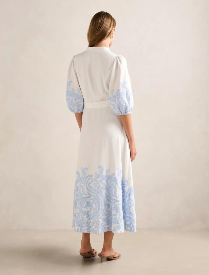 Vestiti: Ever New Linen Midi Dress – Nuovo (secondo la descrizione) da St.Josefen venduto da lop_lh8d 5