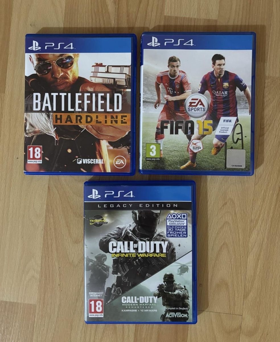 Sony Konsolen: PS4 500GB Komplett-Set | Controller | 3 Spiele | Back Button – Gebraucht aus Burgdorf von iur_6898 3