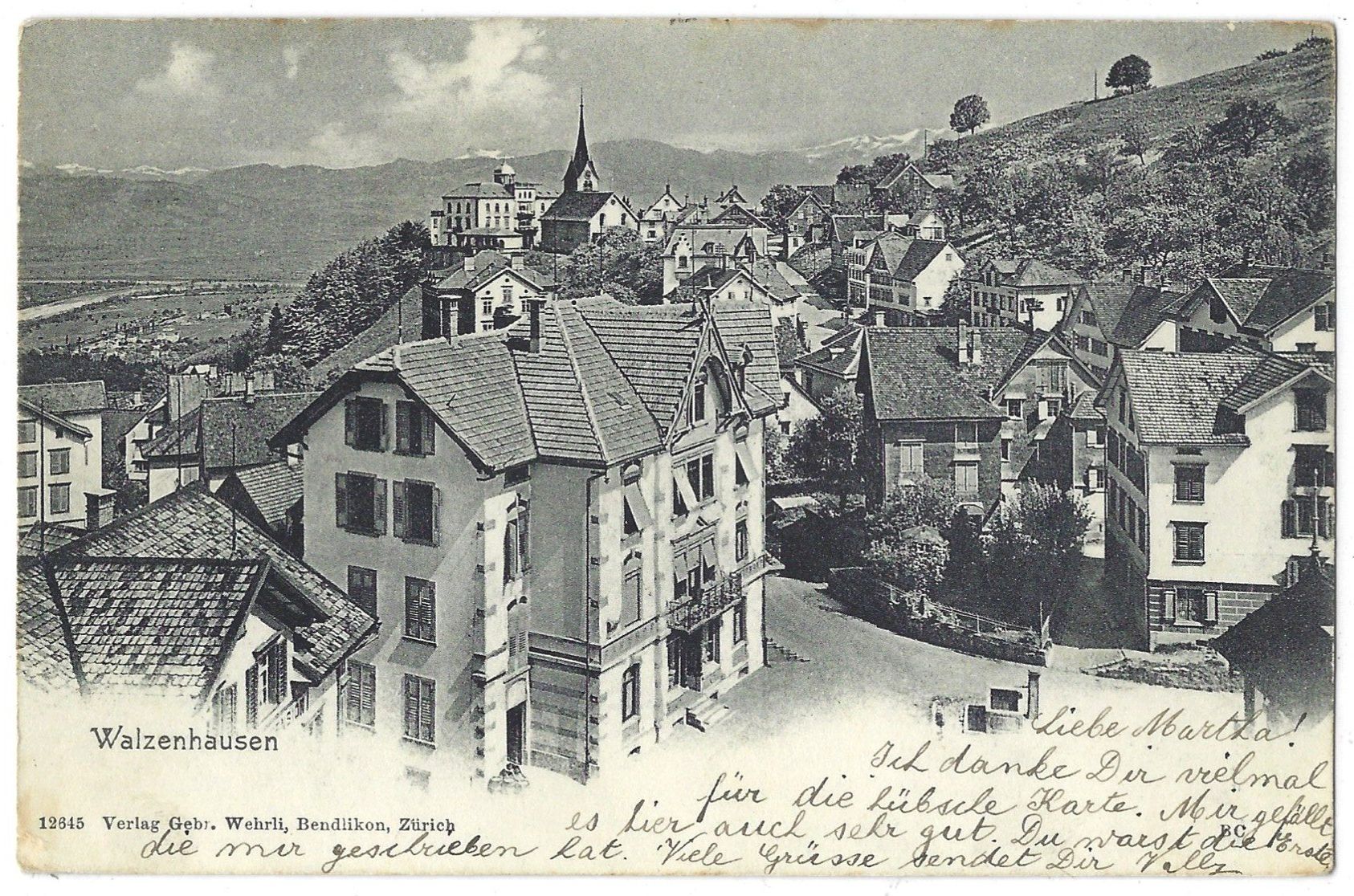 Cartoline postali: Walzenhausen – Usato da Bütschwil venduto da Jackson1A