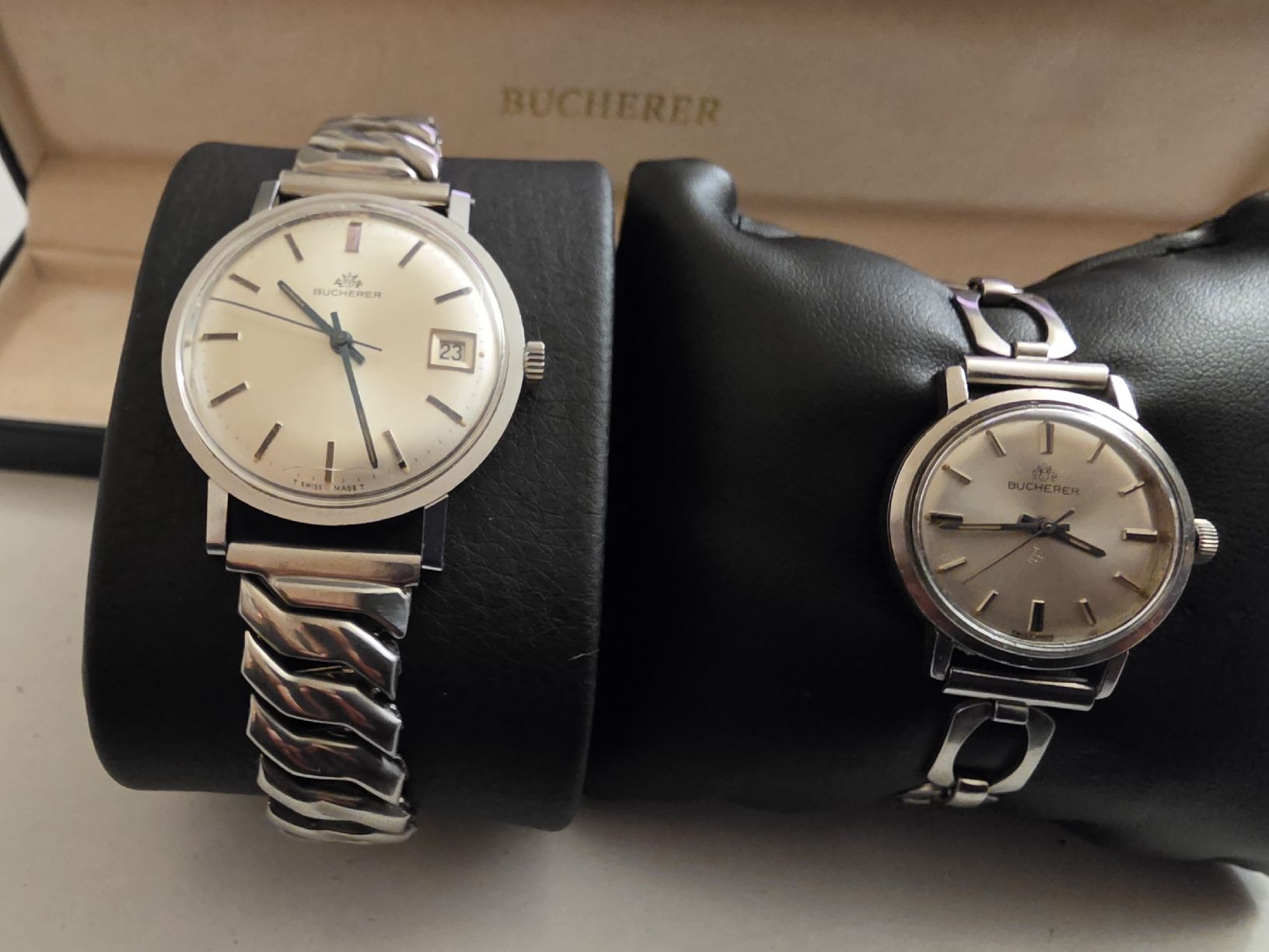 Bucherer Orologi: Montres couple Bucherer – Usato da Neuchâtel venduto da e57_h6y5 1